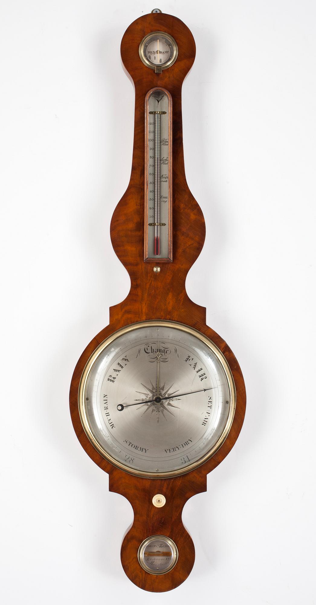 BAROMETER, Agnew & Zanetti, Manchester, 1800-tal.