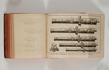 KUNG GUSTAF III (1746-1792), Encyclopedie ou dictionnaire universel...connoissances humaines. Planches, M. de Felice.