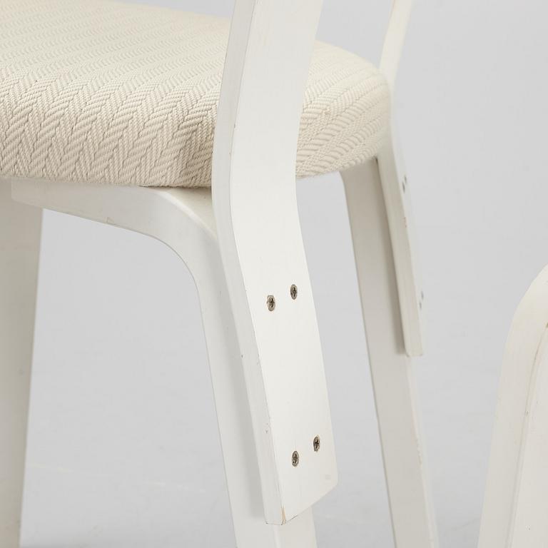 Alvar Aalto, a pair of model '66' chairs, Artek, Finland.