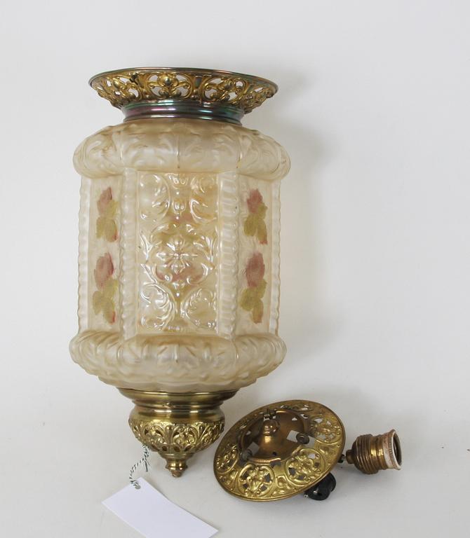 MÅNSKENSLAMPA, omkring 1900.