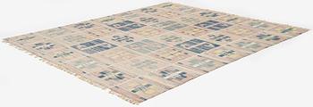 Märta Måås-Fjetterström, a carpet, 'Ulriksdal', flat weave, c. 290 x 250 cm, signed MMF.