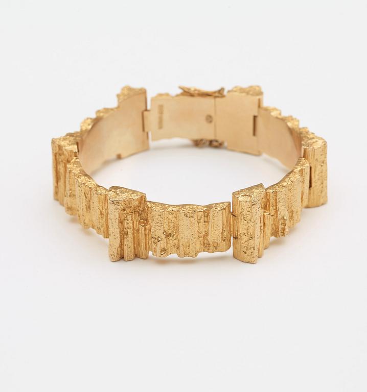 An 18k gold Lapponia bracelet, 'Mystique, Finland.