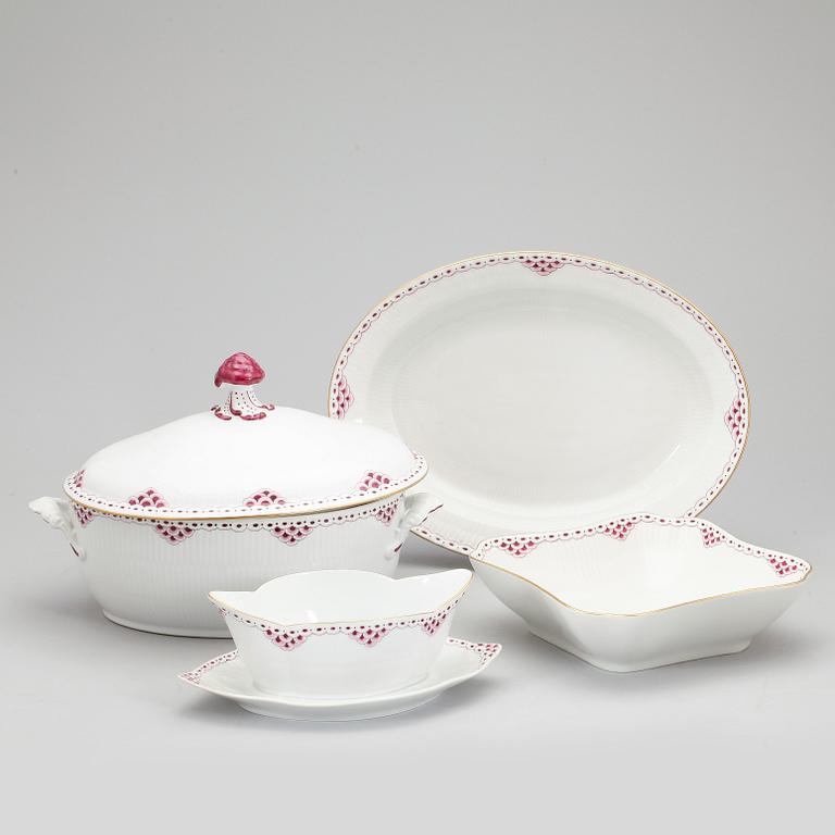 MATSERVIS, 29 delar, porslin, Royal Copenhagen, 1900-tal.