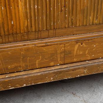 A late Gustavian dining cupboard, circa 1800.