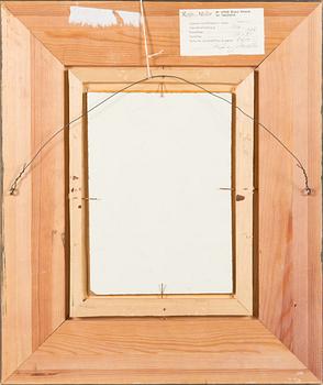 Reijo Meller, oil on board, signed and dated -84.