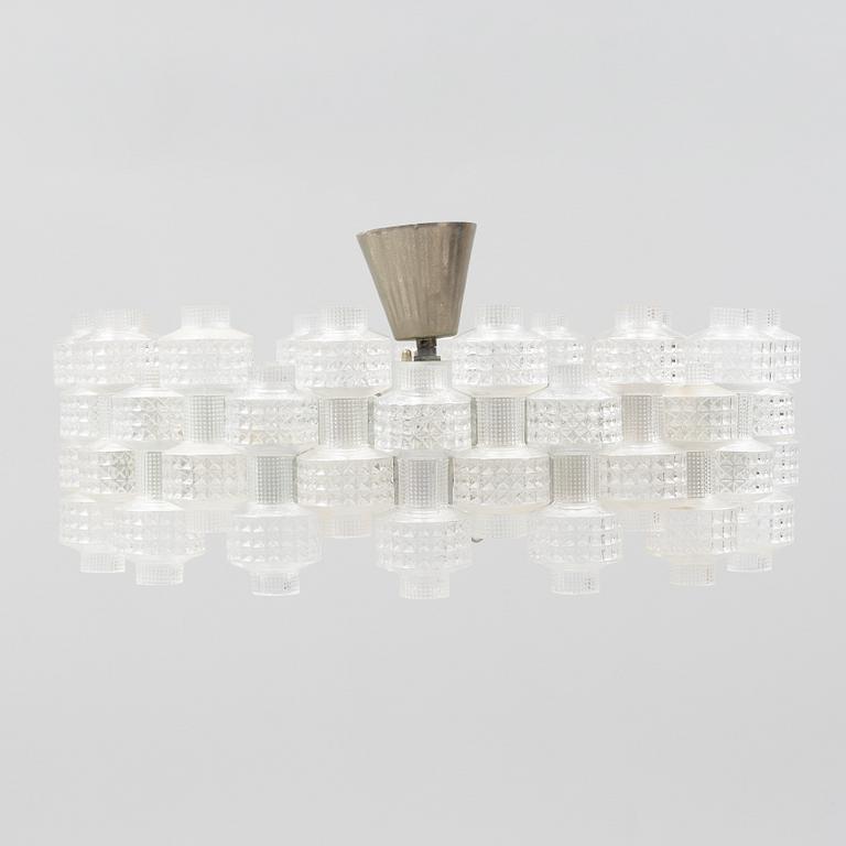 Gert Nyström, a 'Festival' glass ceiling light, Fagerhults Belysning.