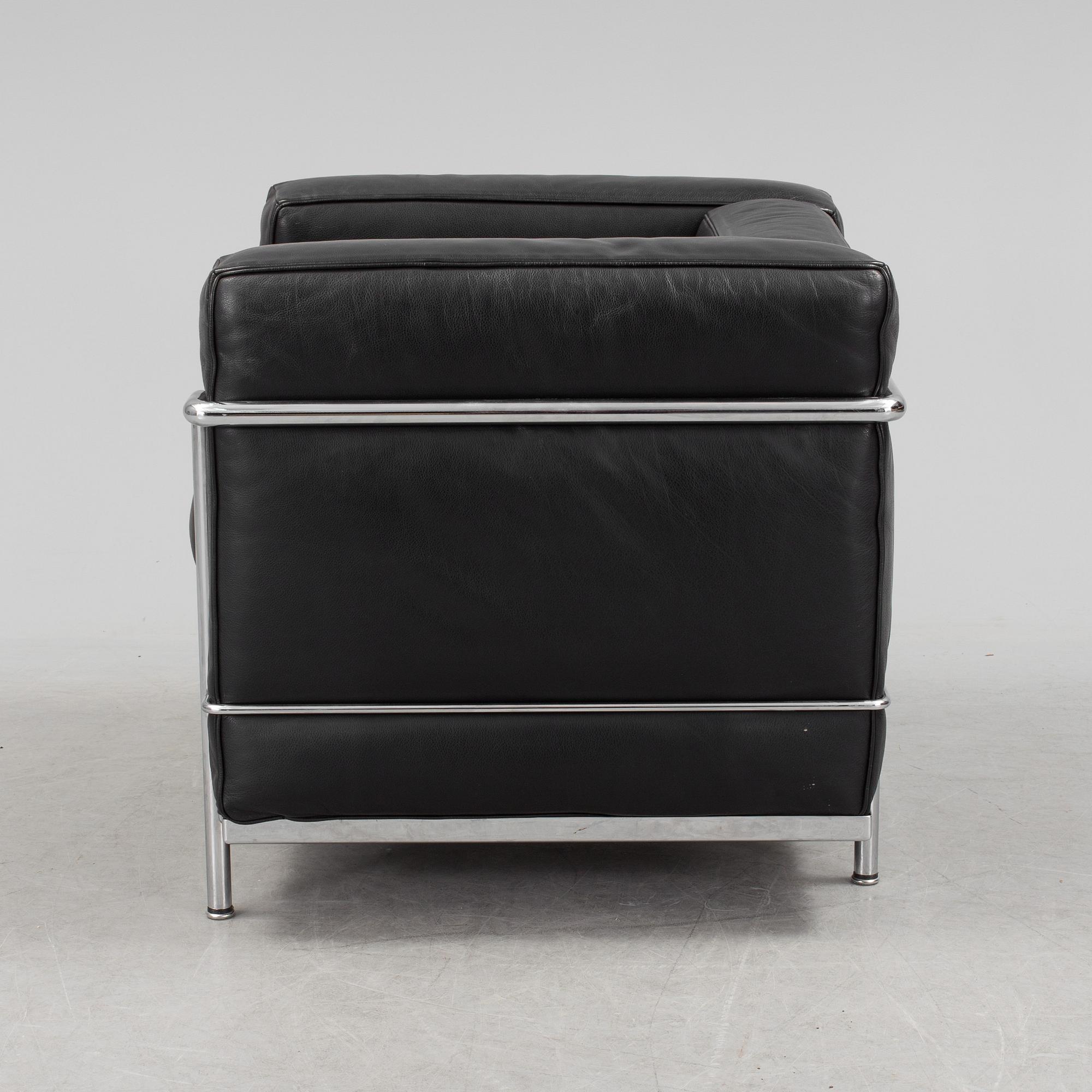 LE CORBUSIER, fåtölj, "LC2", Cassina.