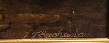 GEORGE F BUCHANAN, Olja på duk, signerad.