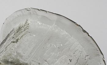 VAS samt SKÅLAR, 2 st, glas, Timo Sarpaneva, signerade, Iittala, 1900-talets andra hälft.