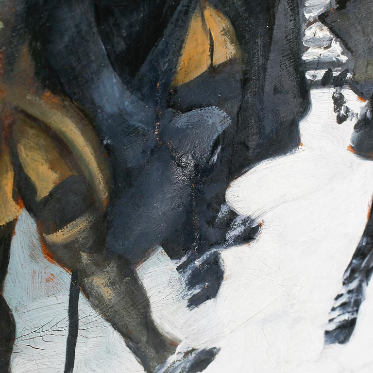 GUSTAF CEDERSTRÖM, kopia efter, olja på duk, utförd av C. Wadell, daterad 1894.