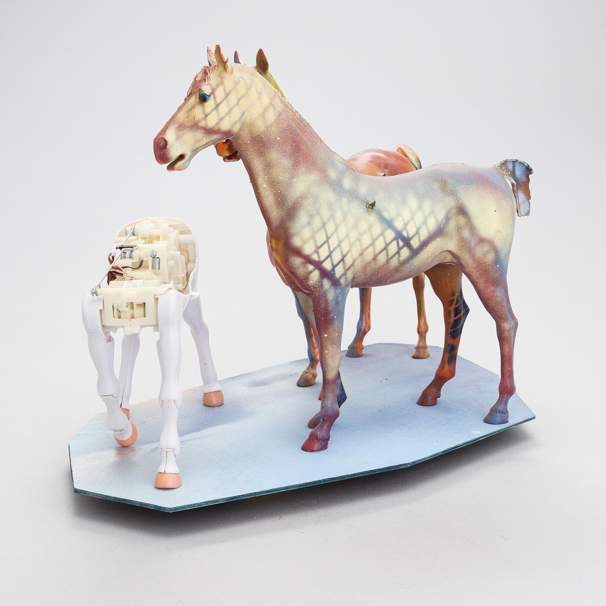 Matti Helenius, assemblage, signed and dated 2019.