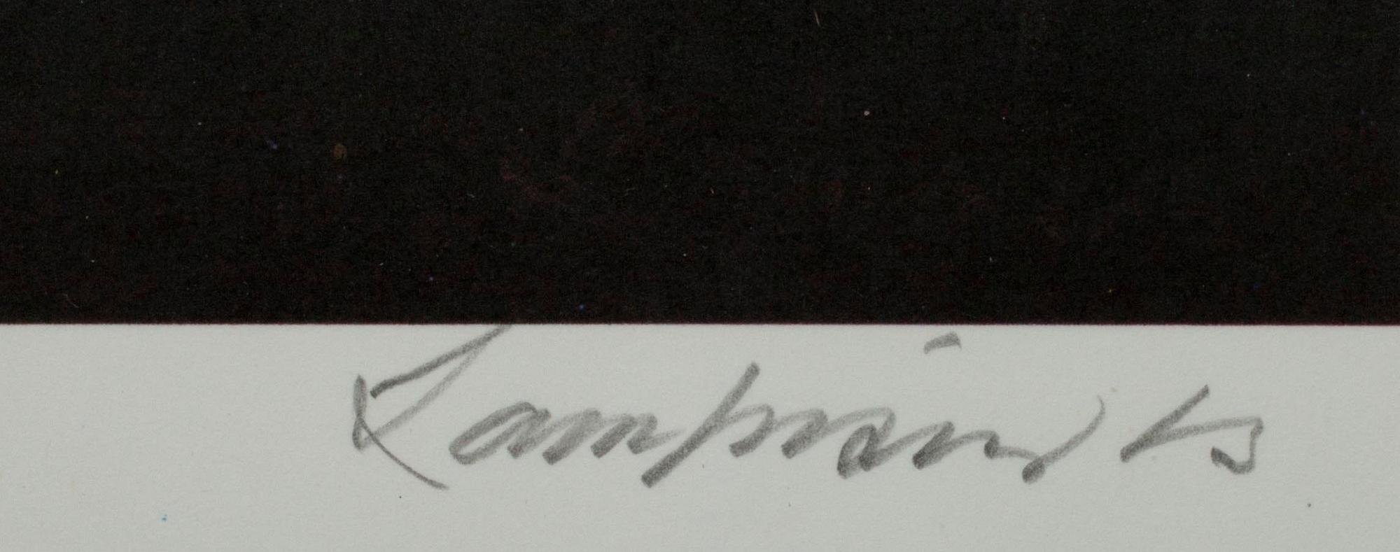 ANTTI LAMPISUO, färglitografi, signerad, numrerad 258/300.