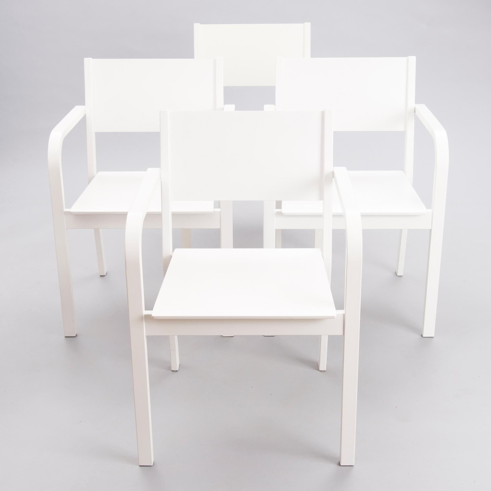 BEN AF SCHULTEN, NOJATUOLEJA, 4 kpl, malli 423, Artek. Malli muotoiltu 1989.