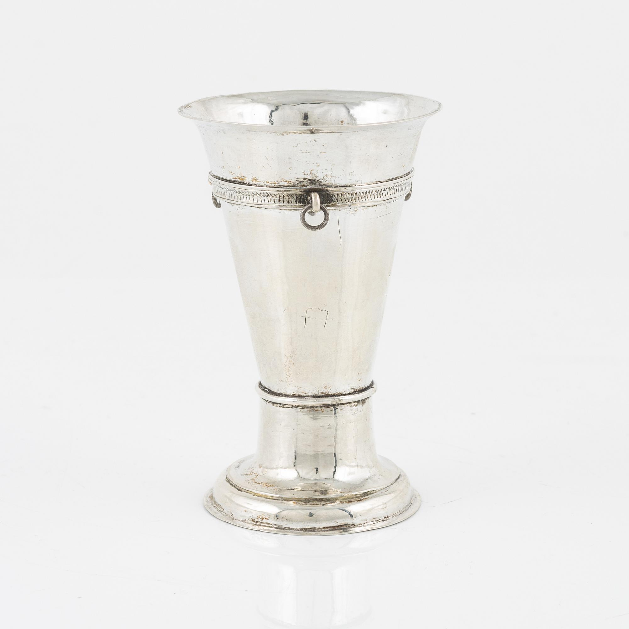 An Norwegian Silver Beaker, 18-19th Century.