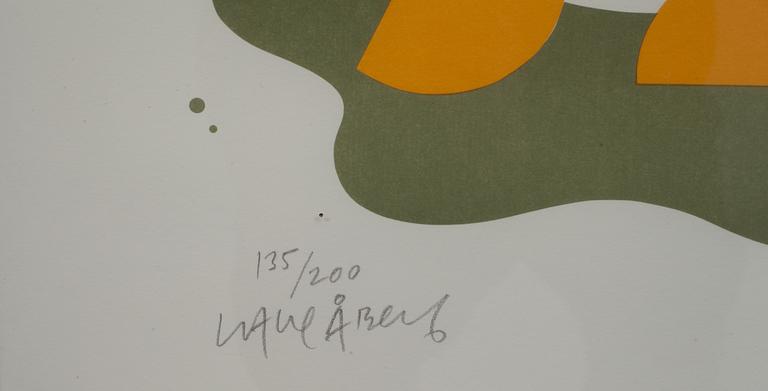 LASSE ÅBERG, färglitografi, signerad, numrerad 135/200.
