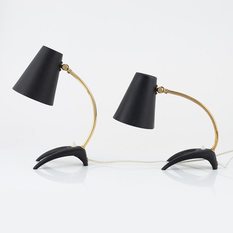 A pair of table lights from EWÅ, mid 20th Century.