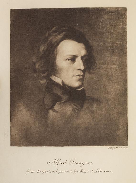 A set of 12 books,  "Life and works of Tennyson", Alfred Lord Tennyson a Memoir by his son. 1898-1899.