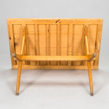 Ilmari Tapiovaara, 1940s X-legged table for Keravan Puuteollisuus, Finland.