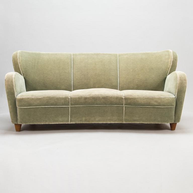 A mid-20th century sofa.