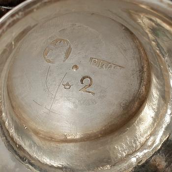 KÅSA, silver, Per Wilhelm Hanngren, Falun, (1796-1815). Vikt 57 gram.