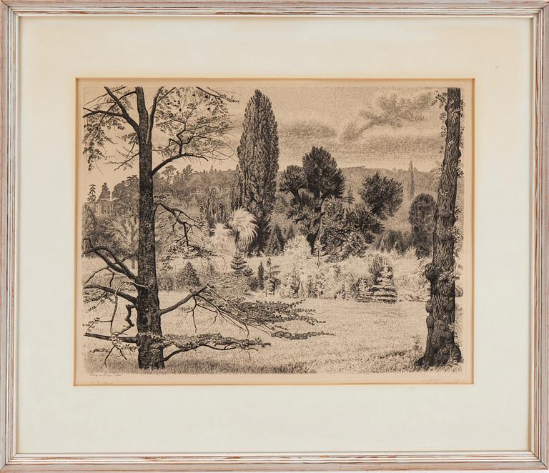 EDUARD WIIRALT, etching 1937, signed E Wiiralt and numbered 168/200 with pencil. Also signed and dated 1937 in the plate.