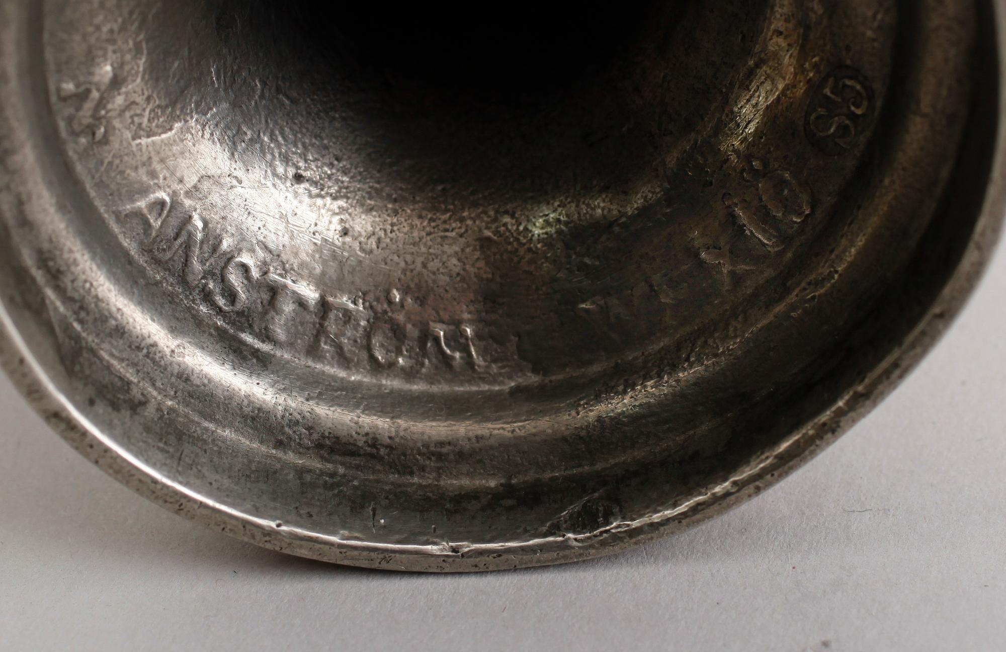 LJUSSTAKAR, 4 st (2+1+1), tenn, 1800-tal.
