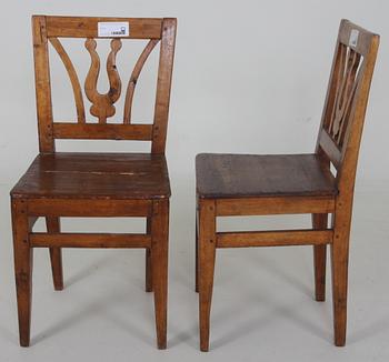 STOLAR, 6 st, allmoge, 1800-tal.