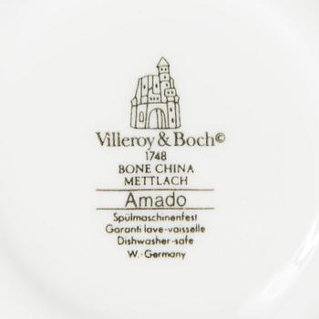 A 33-piece porcelain 'Amado' coffee and tea set, Villeroy & Boch.