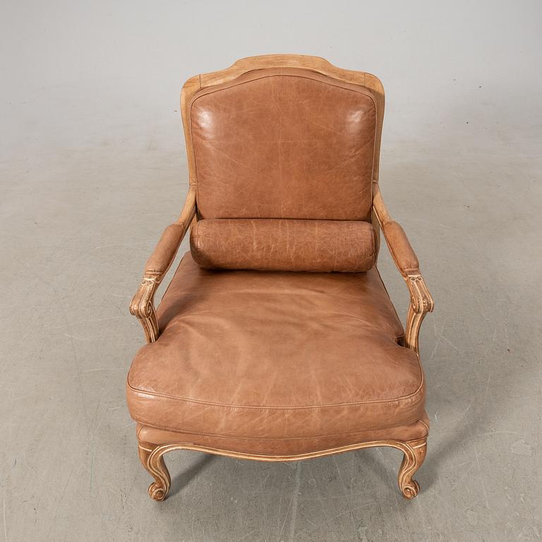 Armchair Louis XV style, modern production.