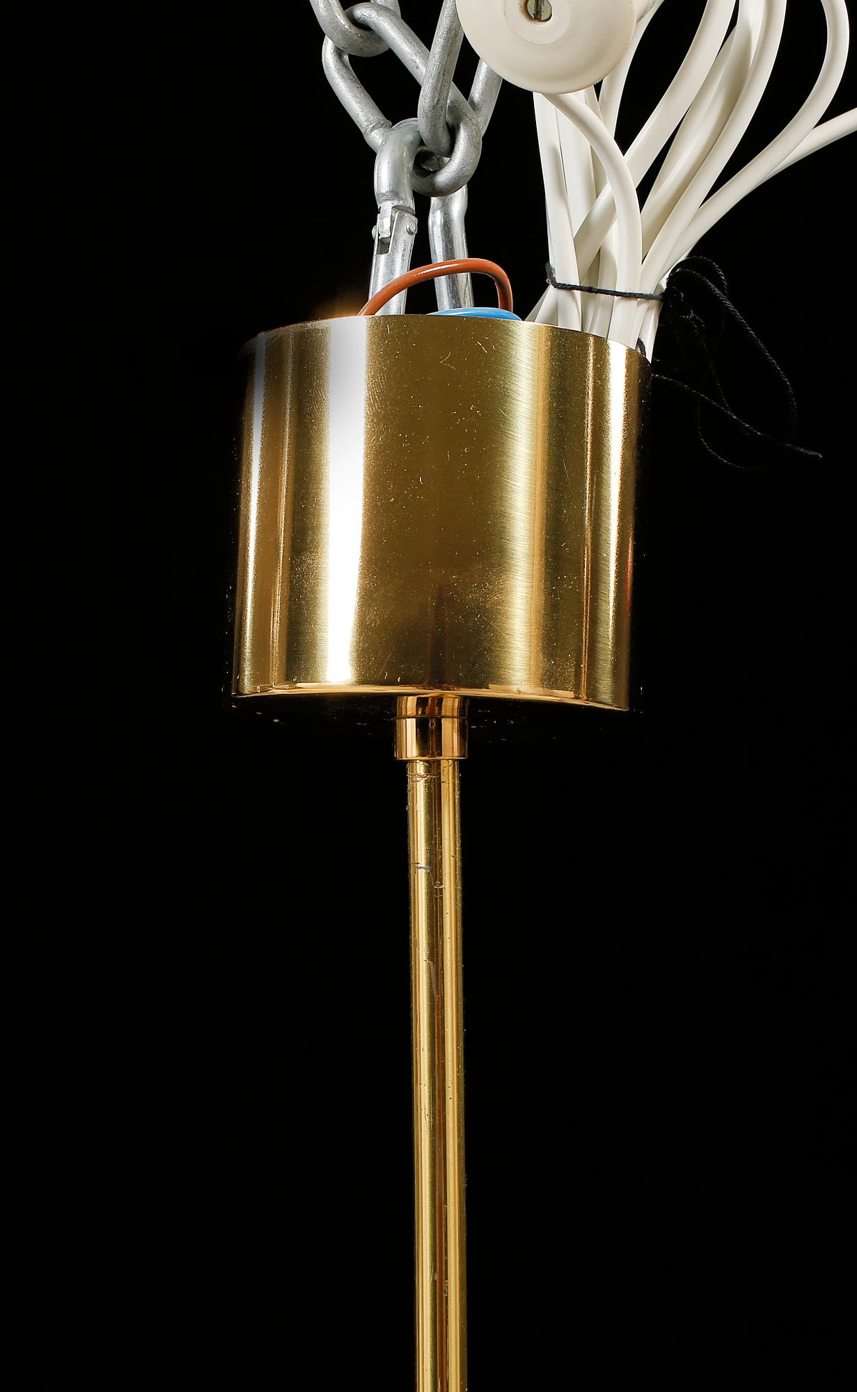 TAKLAMPA, Doria Lichtenwerken, Österrike, 1900-talets andra hälft, höjd ca 105 cm.