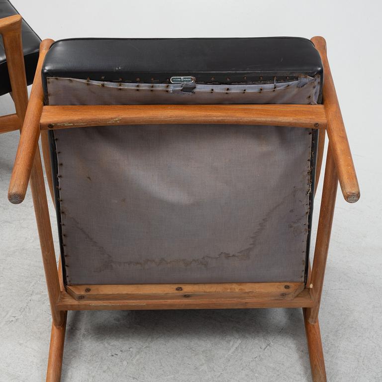 Fåtöljer, ett par, Bröderna Andersson, 1960-tal.