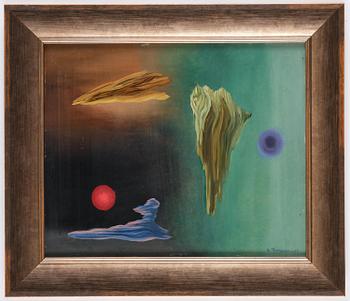 Elsa Thoresen, Surrealist composition.