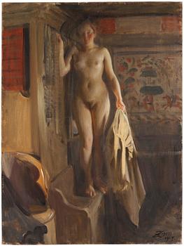 845. Anders Zorn, "Kuvåsängen".