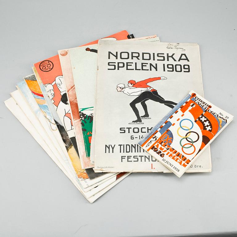 MINNESHÄFTEN, 5 st, Olympiaden i Antwerpen 1920.