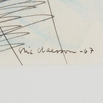 STIG CLAESSON, blandteknik, signerad Stig Cleasson och daterad -67.