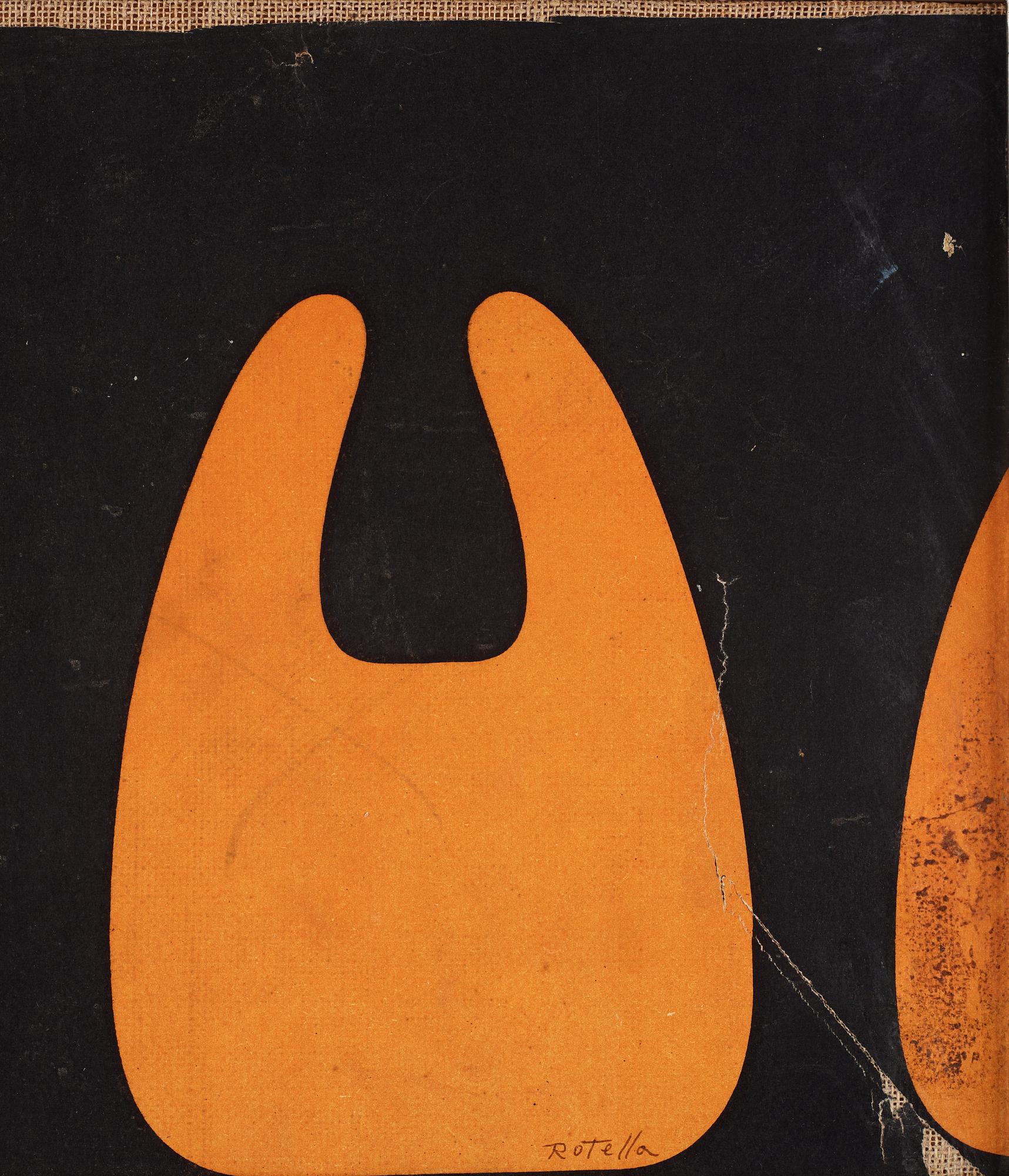 Mimmo Rotella, "Diavolo".