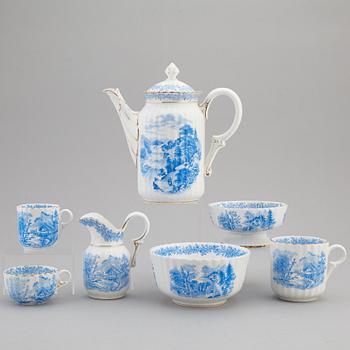 KAFFESERVIS, 28 delar, porslin, Rörstrand.