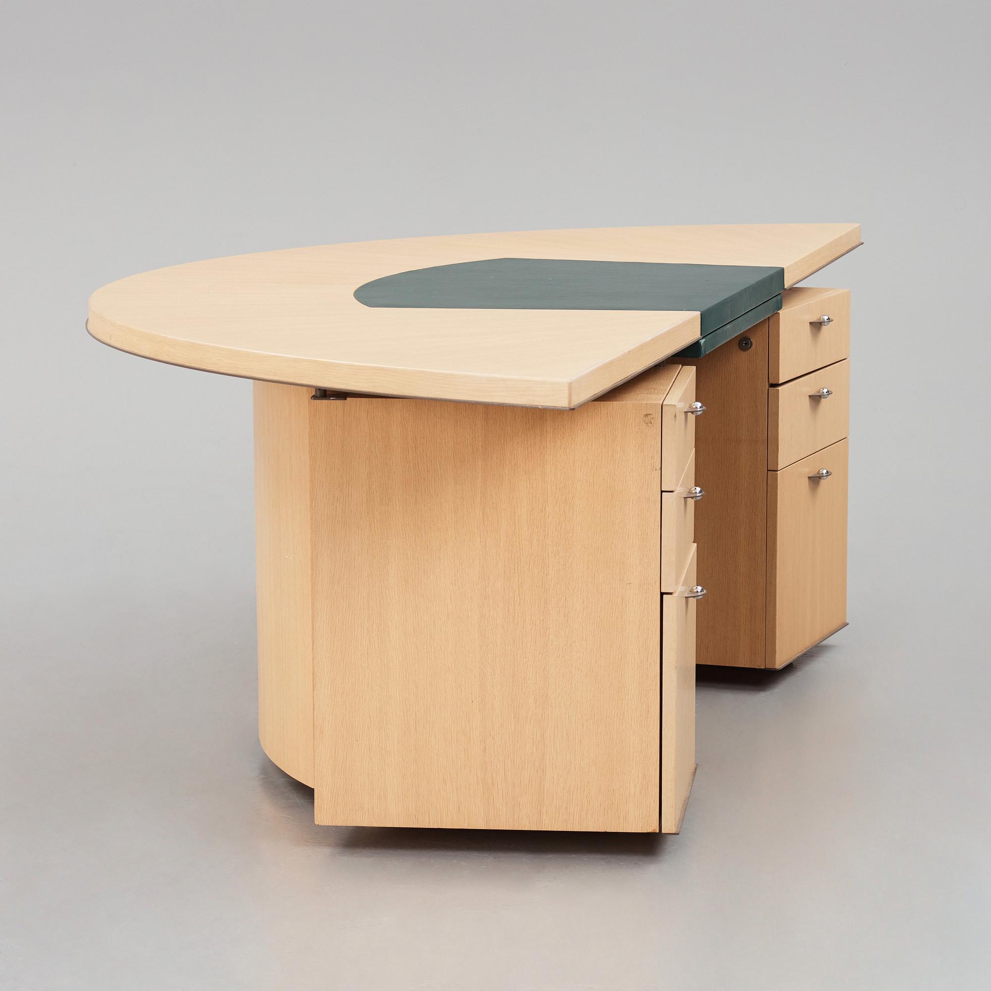Andrée Putman, an executive desk, limited edition Ecart International, Paris ca. 1986.
