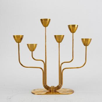 Gunnar Ander, candlestick, brass, Ystad Metall, 20th century.