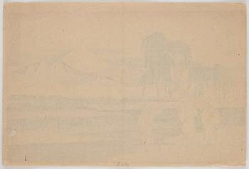 Ando Hiroshige (1797-1859), färgträsnitt. Japan, circa 1841-44.