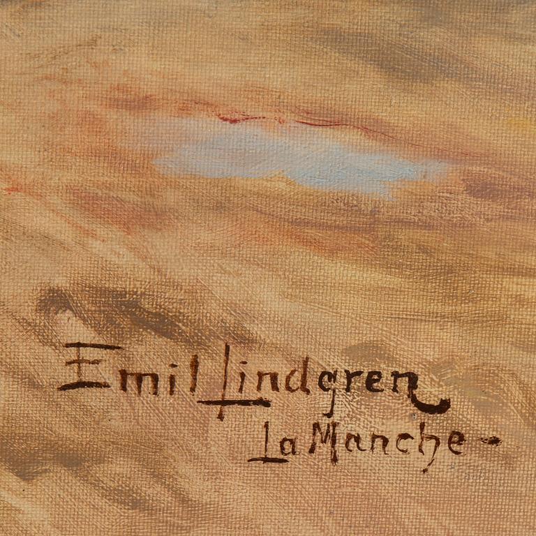 Emil Lindgren, oil on canvas, signed.