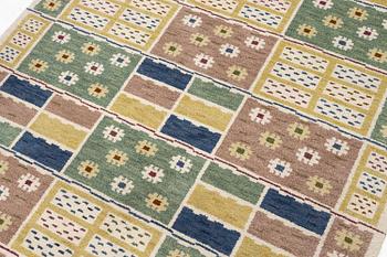 Märta Måås-Fjetterström, a 'Ängarna' carpet, knotted pile, c 248 x 182 cm, signed AB MMF.
