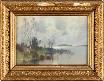 CARL BRANDT, pastel, signed.