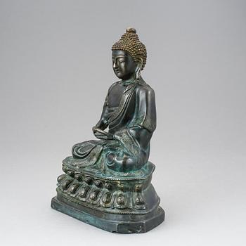 BUDDHA, brons. Kina, 1900-tal.