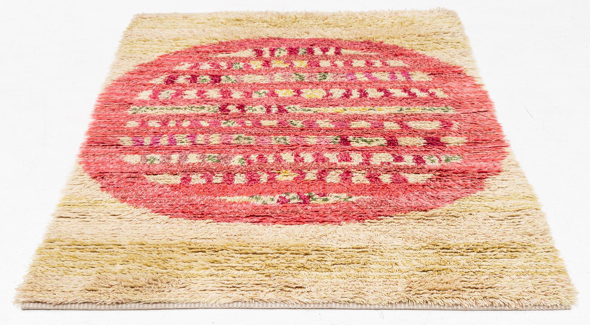 Matta, rya, 1960/70-tal, ca. 212 x 128 cm.