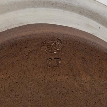 Signe Persson-Melin, skål, stengods, stämpelsignerad SP.