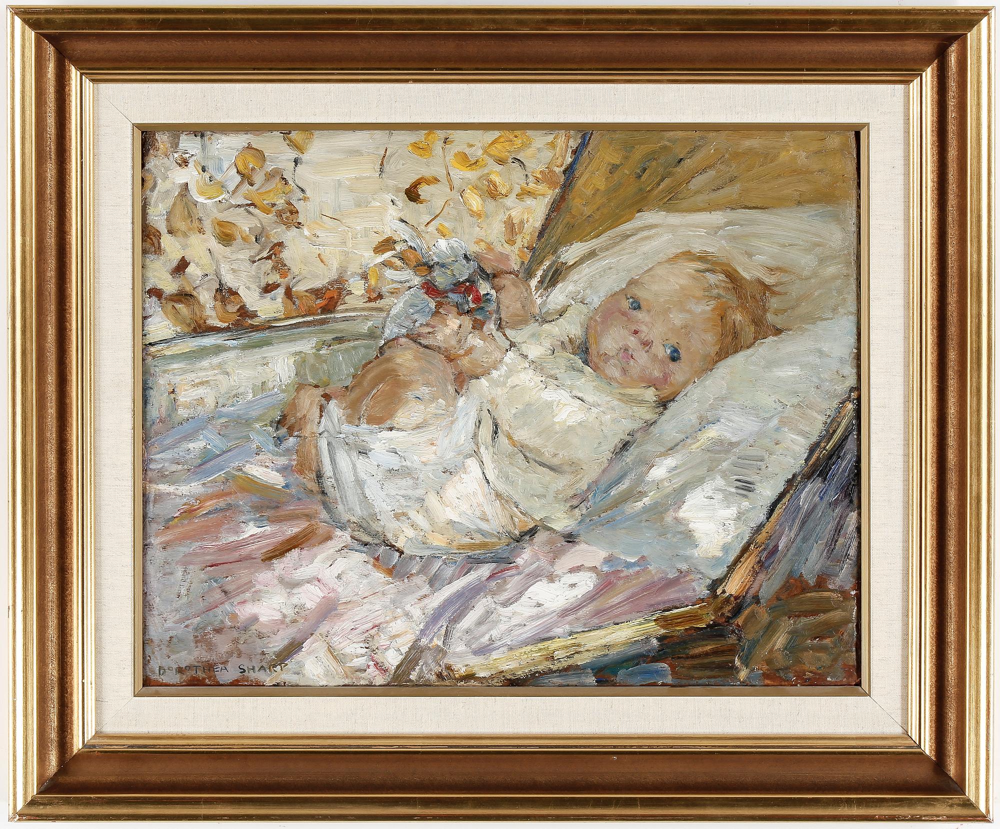 Dorothea Sharp, The Baby in its crib.