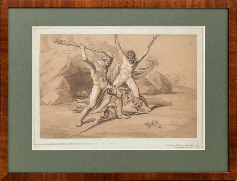 Arnold van Hahn tillskriven Striden mellan Hercules och Antaeus.