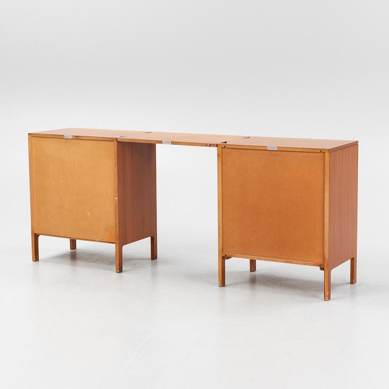 David Rosén, a 3-piece toilette table from the "Futura"-series, Nordiska Kompaniet, 1950s/60s.