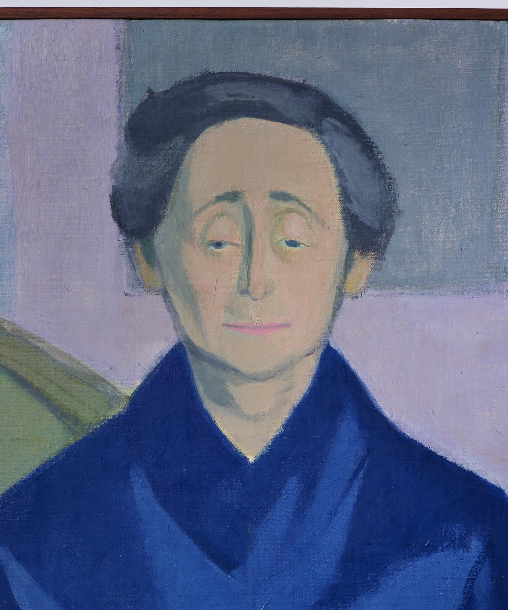 Vera Frisén, oil on relined canvas, signed.